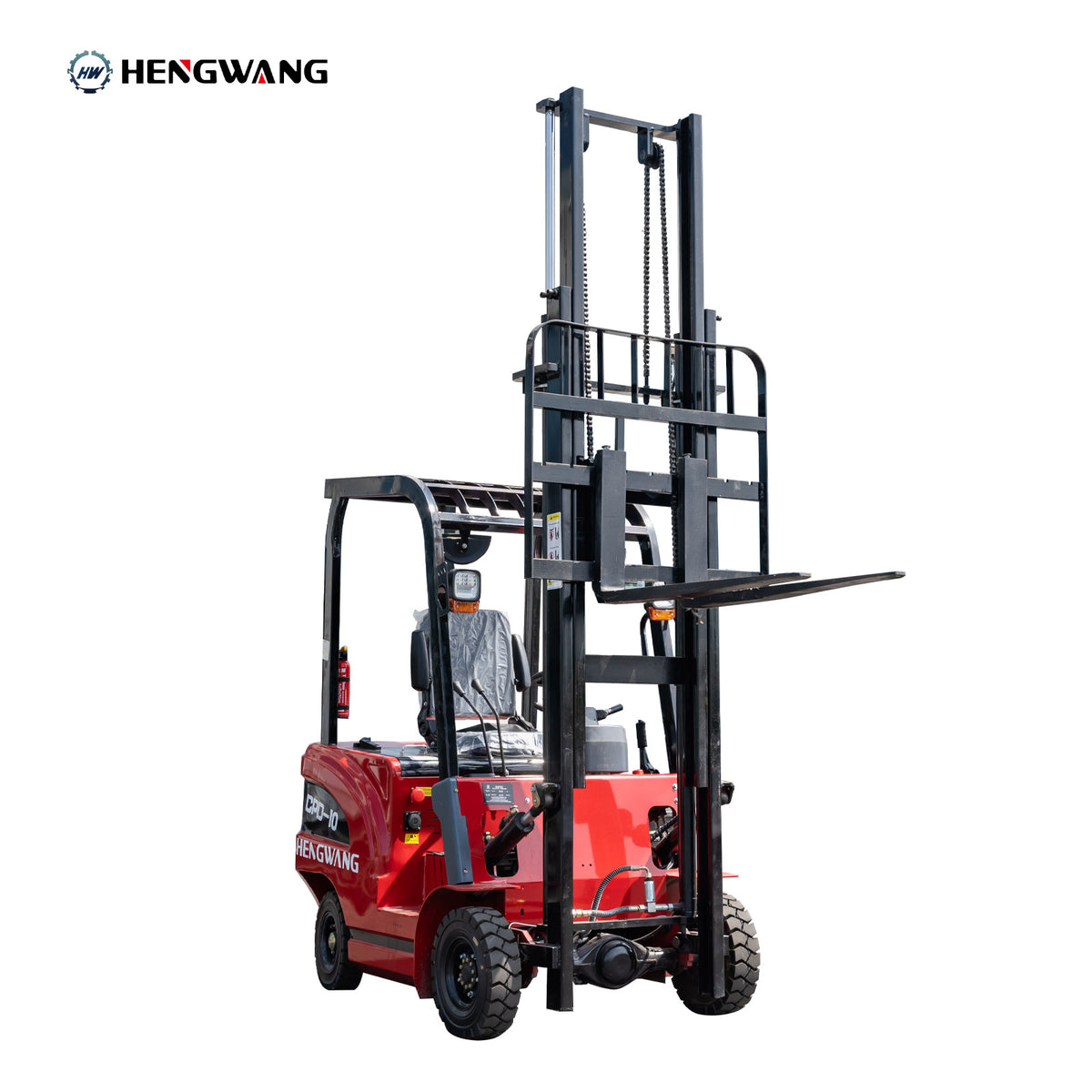 1 ton electric forklift with 2,200 lb capacity and 3 m lift height
