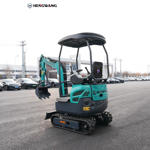 1.3 ton Hengwang HW13W compact mini excavator, gasoline small crawler digger for construction and gardening