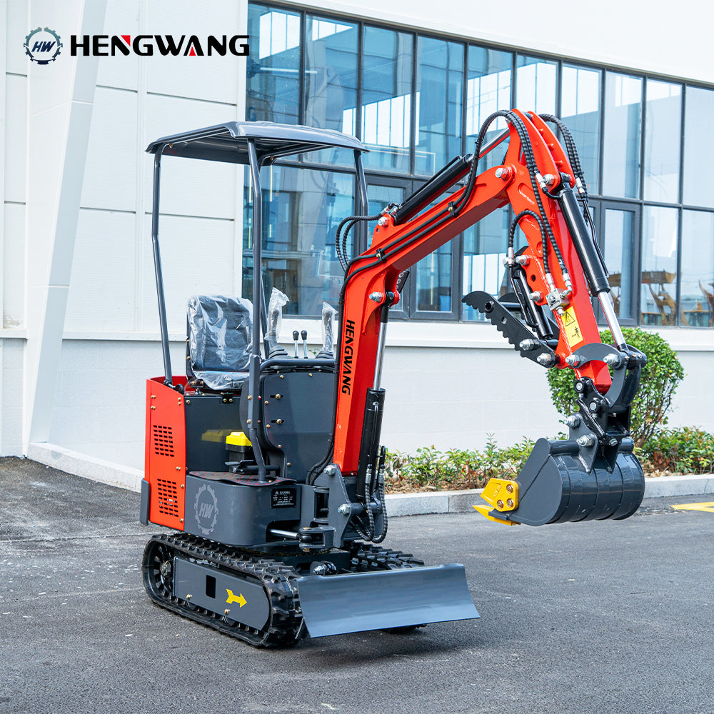 1.5Ton Mini Excavator | Extended Chassis & Boom Swing | 3 Colors Available