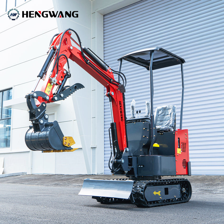 1.5Ton Mini Excavator | Extended Chassis & Boom Swing | 3 Colors Available