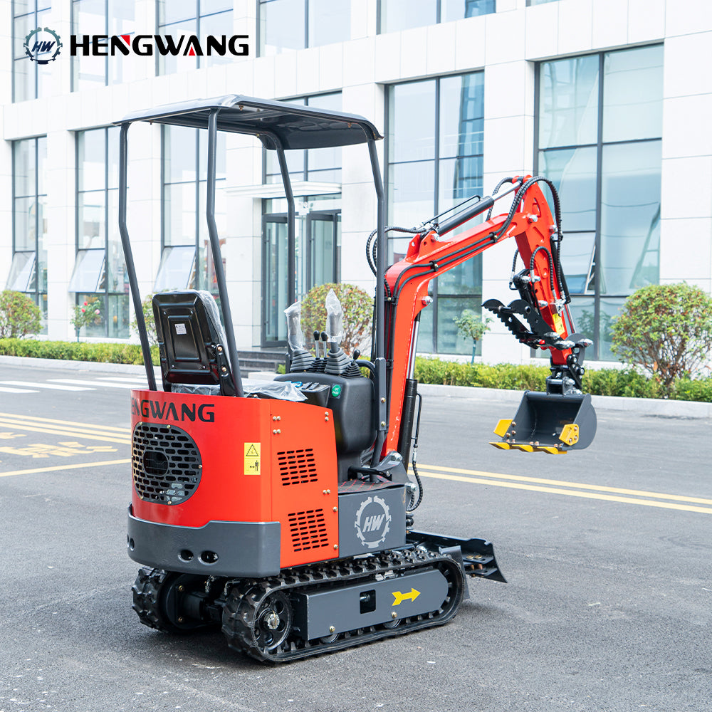 1.5Ton Mini Excavator | Extended Chassis & Boom Swing | 3 Colors Available