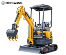 13.5 HP compact mini excavator with rubber tracks and dozer blade