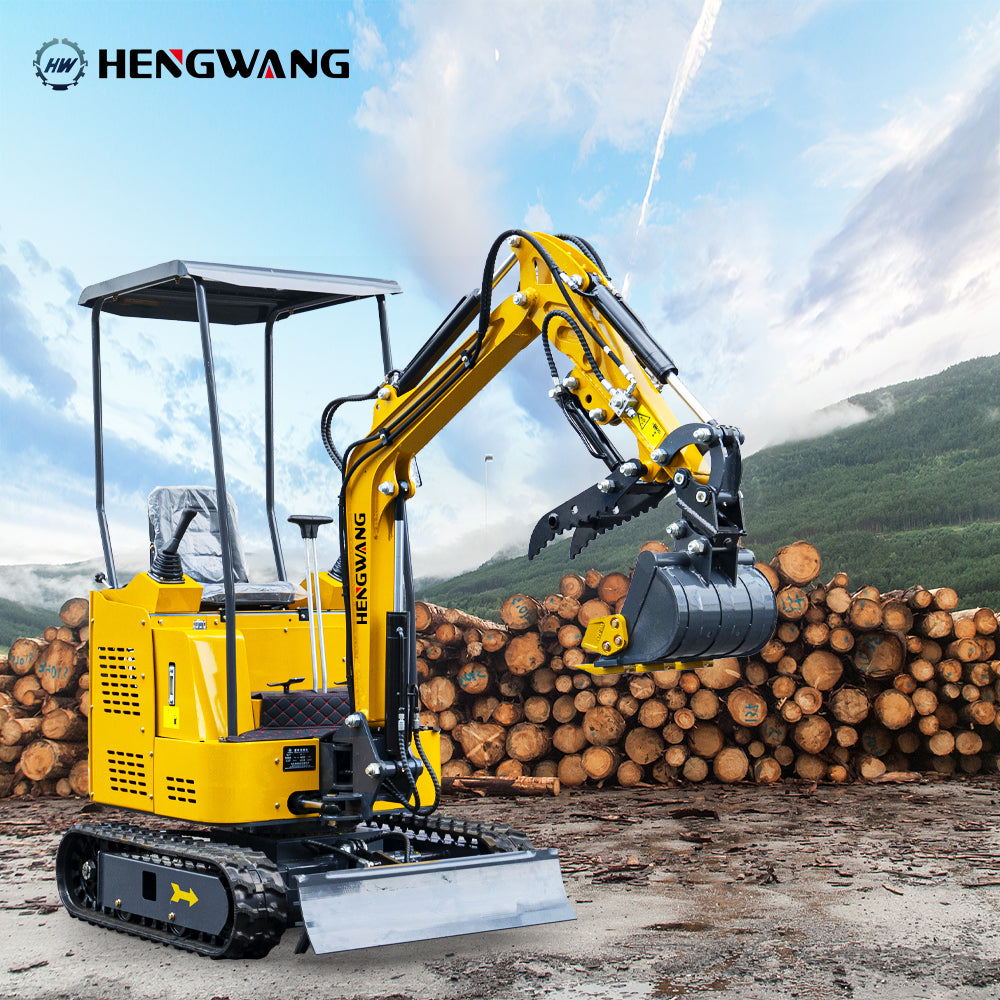 Mini Excavator With Powerful Engine Side swing Making Work Time-saving Available in 3 colors