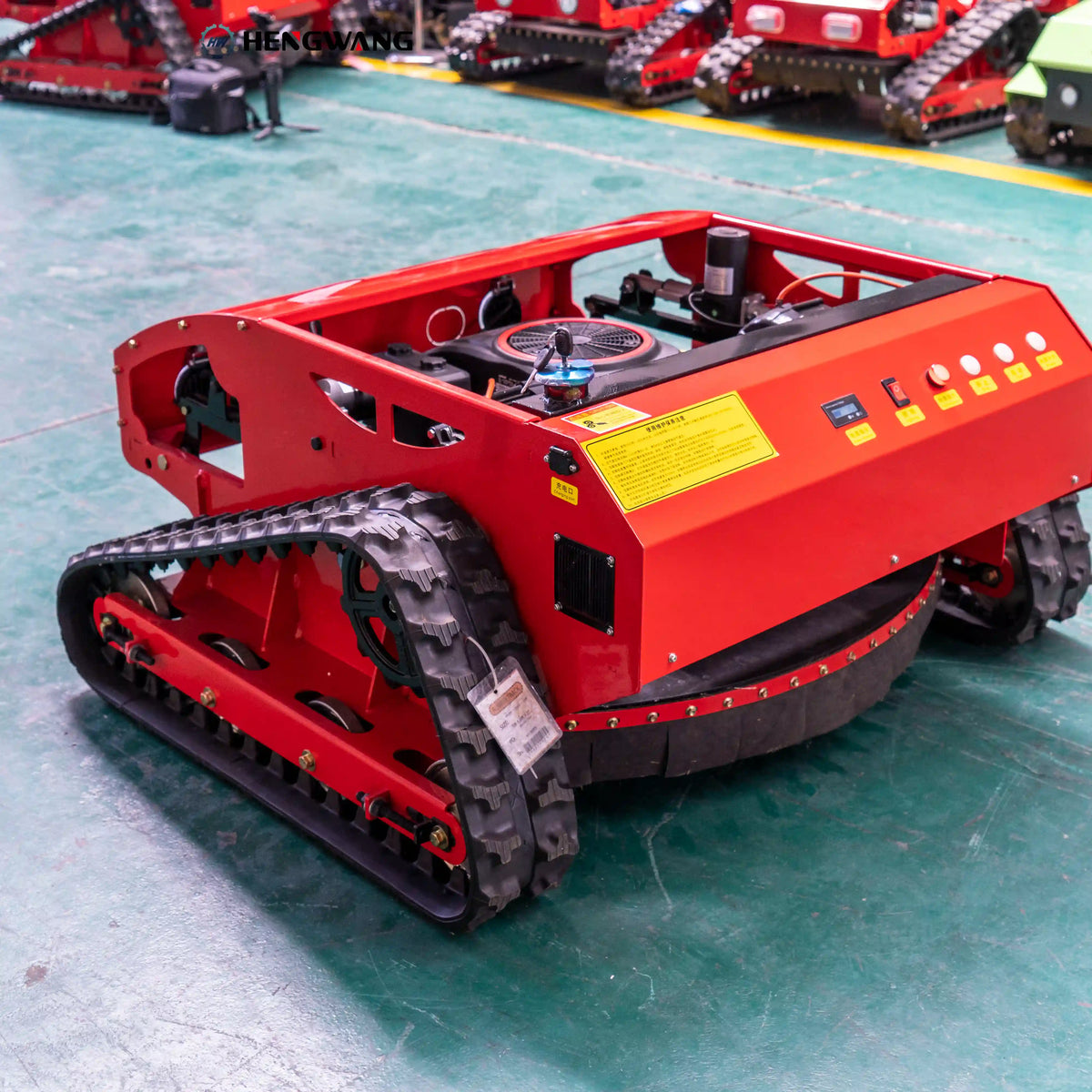 16HP remote control tracked lawn mower with 80cm cutting width