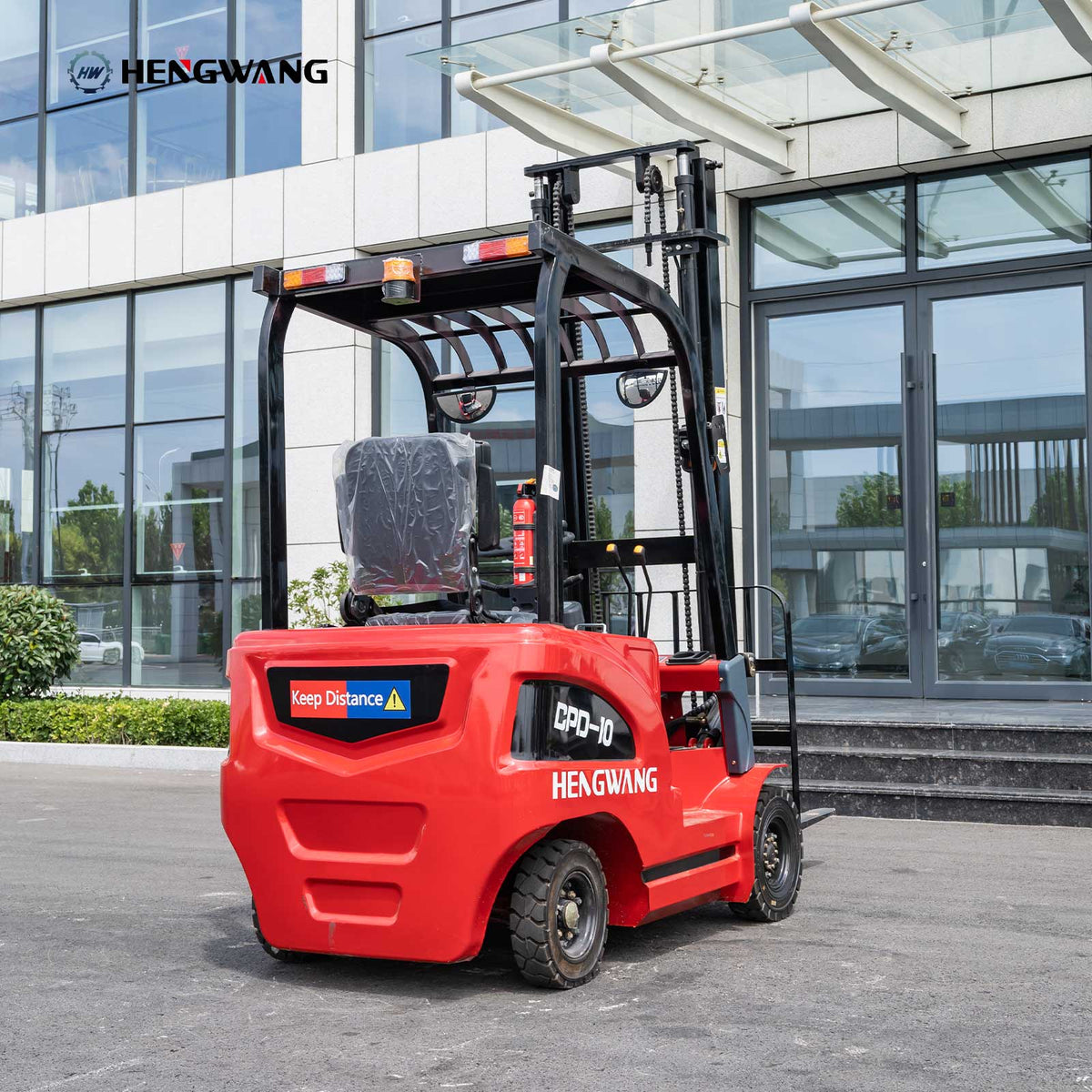 2,200 lb electric forklift CPD-10 for warehouse and industrial use
