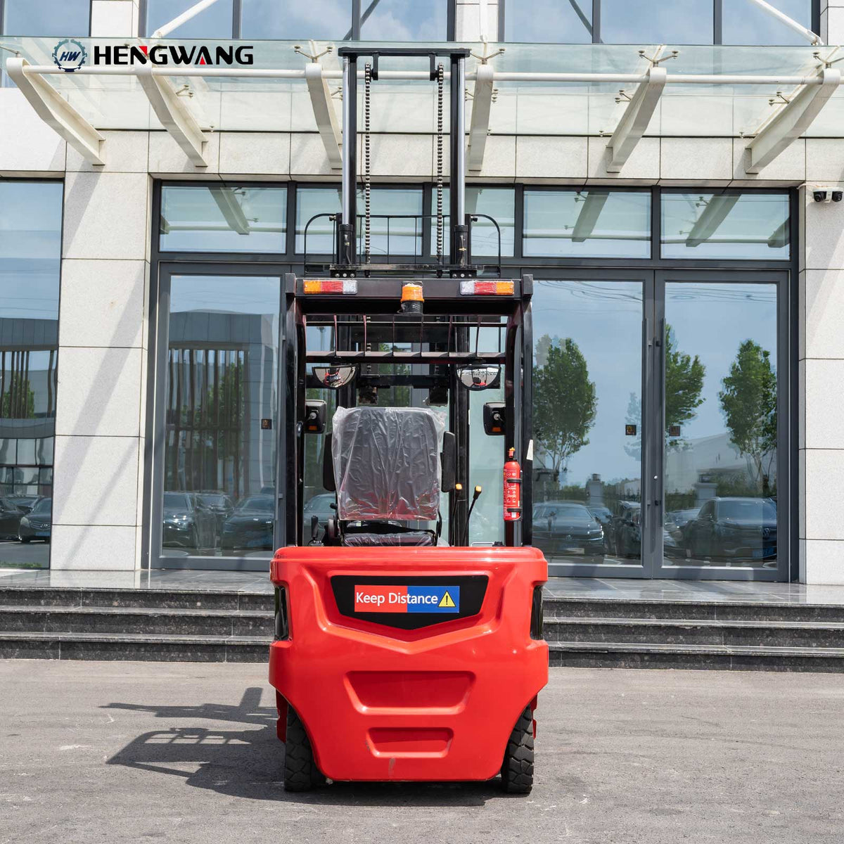 2,200 lb electric forklift CPD-10 for warehouse material handling