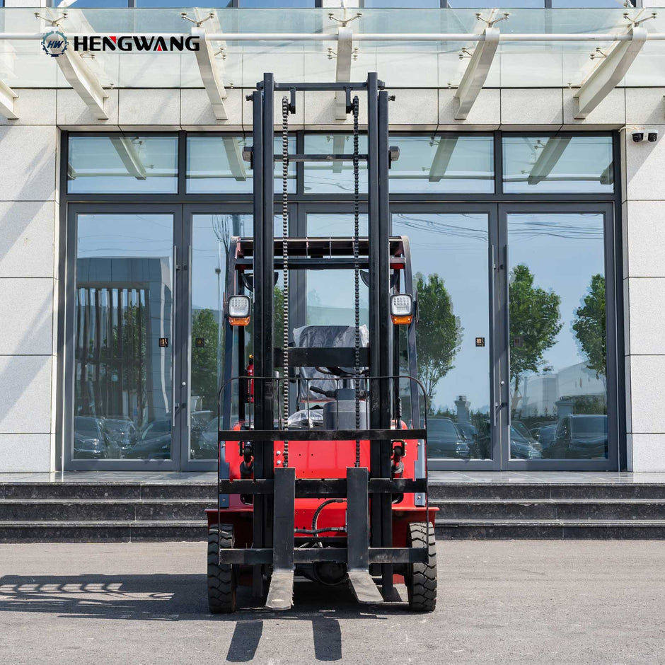 2,200 lb electric forklift for warehouse and material handling