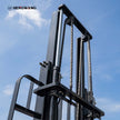 1 ton electric forklift lifting mast with hydraulic cylinder and chains
