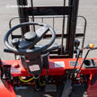 2,200 lb electric forklift steering wheel and hydraulic control levers