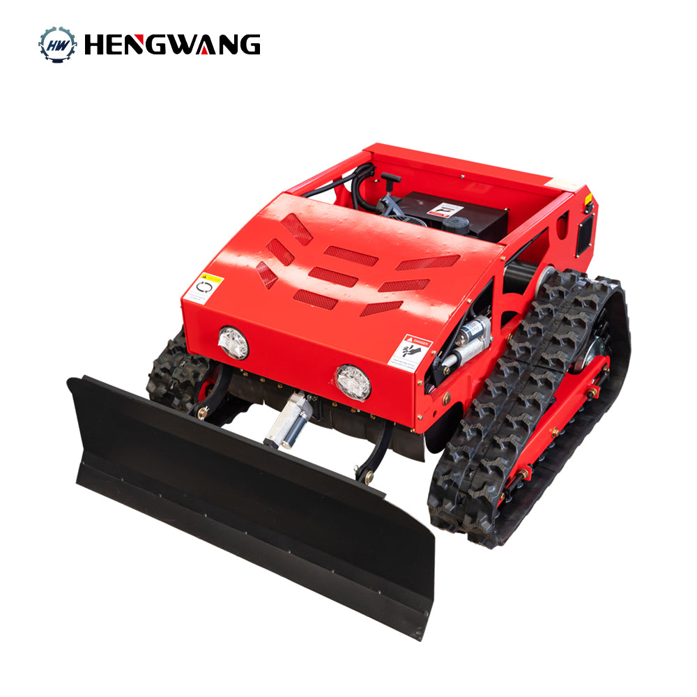 Remote Control Crawler Lawn Mower 224cc 45° All Terrain Gas Snow Plow