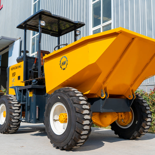 HW-3T wheeled tipper truck.