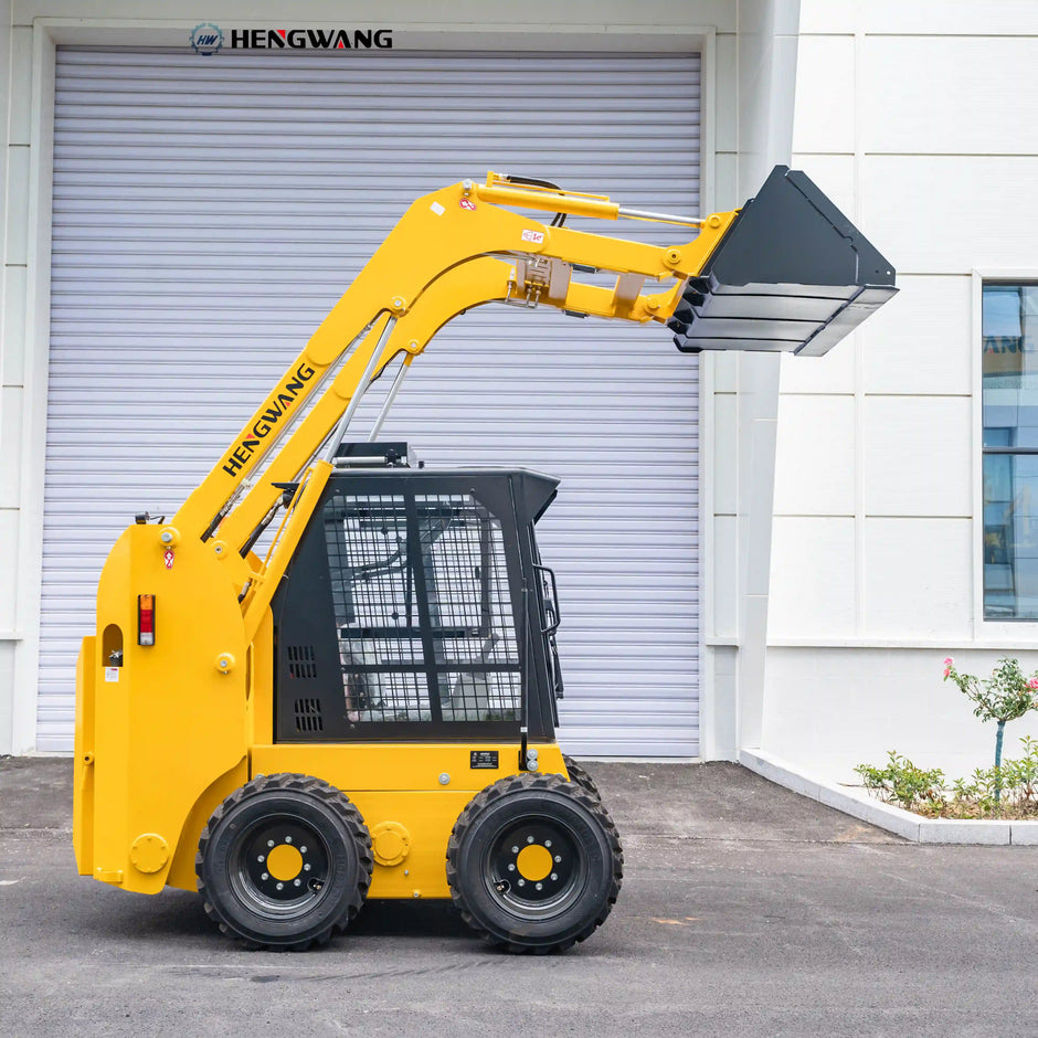 Compact Skid Steer Loader, 1,543 lb Load, 37kW Diesel