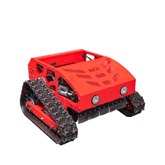 Gasoline remote control lawn mower 45 degree climbing to adjust mowing height