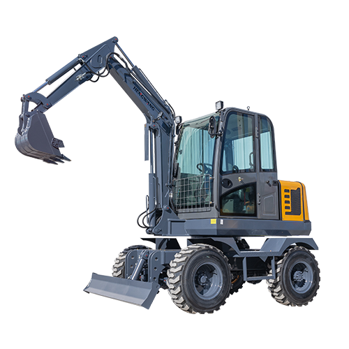 HWL40 wheeled excavator.