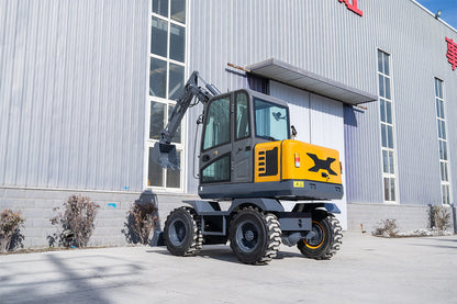 HWL40 wheeled excavator.