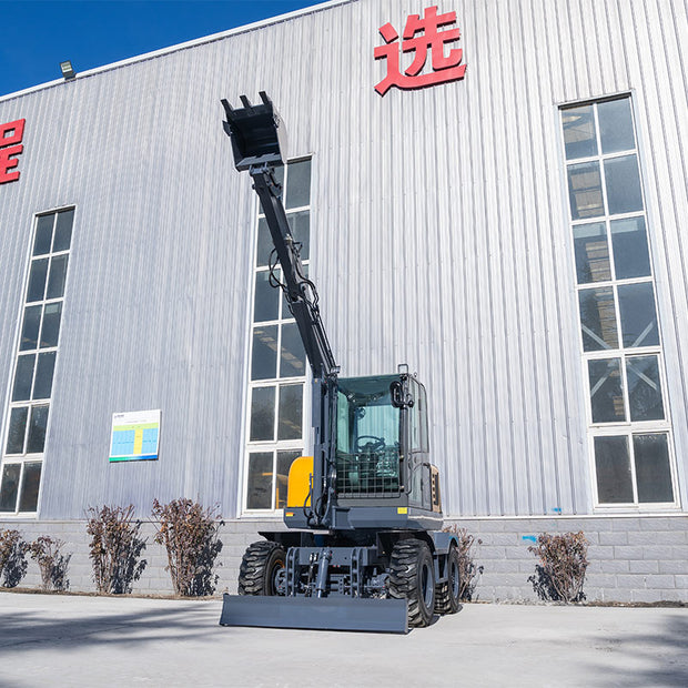 HWL40 wheeled excavator.