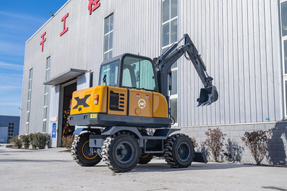 HWL40 wheeled excavator.