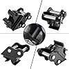Mechanical Mini Excavator Quick Change Hitch, Backhoe Attachment, for 1T to 1.5T Excavators, 90MM/3.54in Span, 25MM/0.98in Hole Diameter, 90MM/3.54in Central Wheelbase
