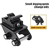 Mechanical Mini Excavator Quick Change Hitch, Backhoe Attachment, for 1T to 1.5T Excavators, 90MM/3.54in Span, 25MM/0.98in Hole Diameter, 90MM/3.54in Central Wheelbase