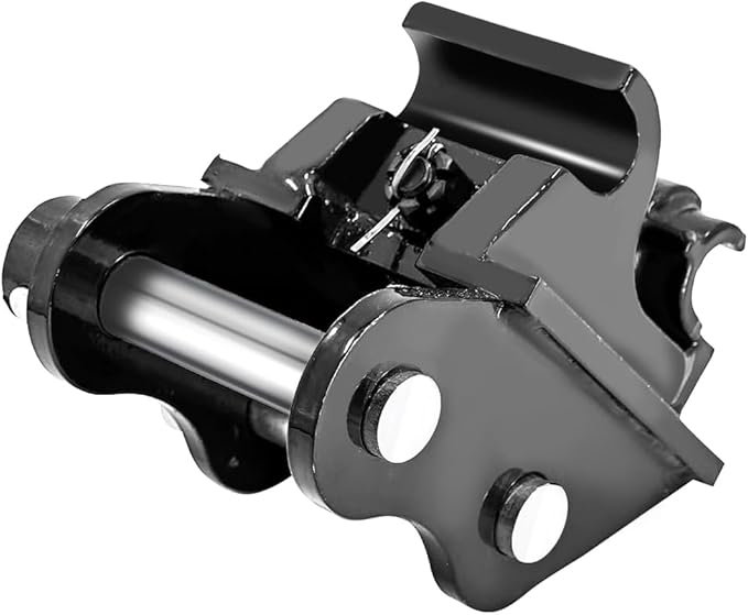 Mechanical Mini Excavator Quick Change Hitch, Backhoe Attachment, for 1T to 1.5T Excavators, 90MM/3.54in Span, 25MM/0.98in Hole Diameter, 90MM/3.54in Central Wheelbase