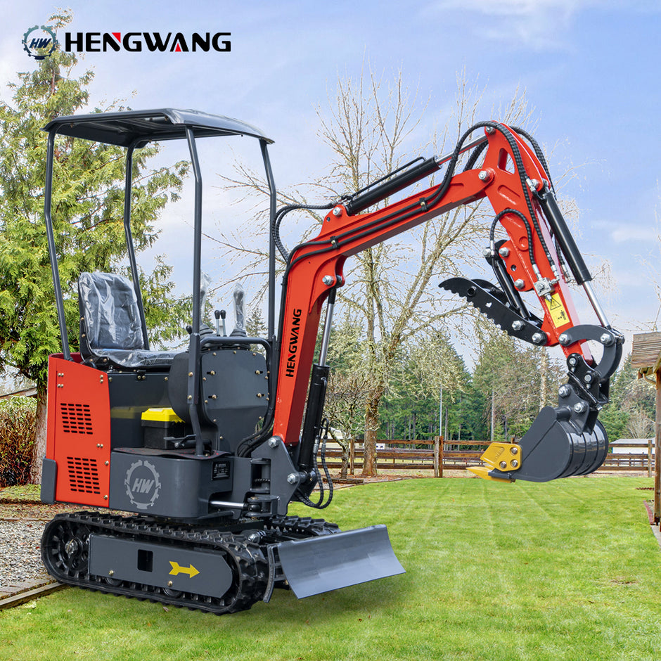1.5Ton Mini Excavator | Extended Chassis & Boom Swing | 3 Colors Available
