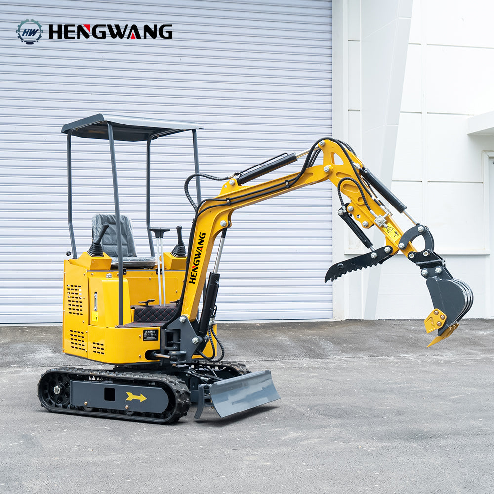 Mini Excavator With Powerful Engine Side swing Making Work Time-saving Available in 3 colors