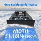 Gasoline remote control lawn mower 22 HP winter snow pusher, detachable