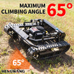 Gasoline remote control lawn mower, 65° climbing, adjustable cutting height