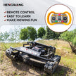 Gasoline remote control lawn mower, 65° climbing, adjustable cutting height