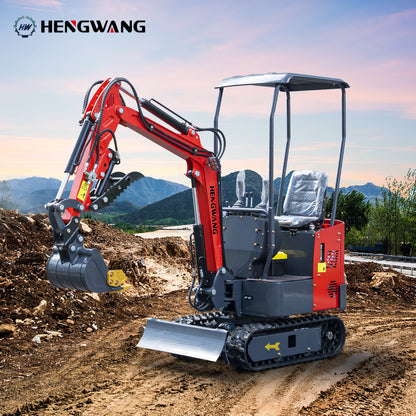 Free delivery on mini excavators with extended chassis and boom swing Available in 3 colors