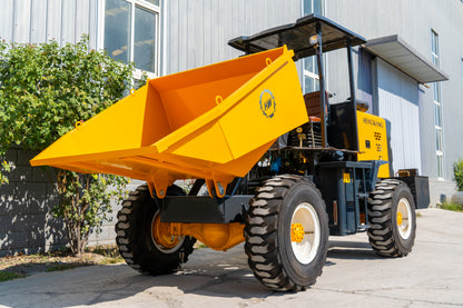 HW-3T wheeled tipper truck.