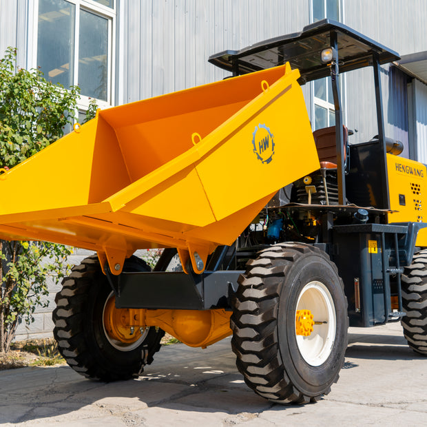 HW-3T wheeled tipper truck.