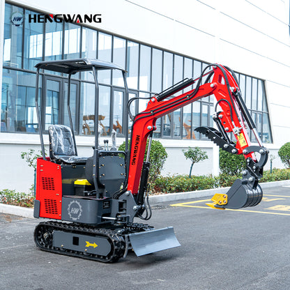 Free delivery on mini excavators with extended chassis and boom swing Available in 3 colors