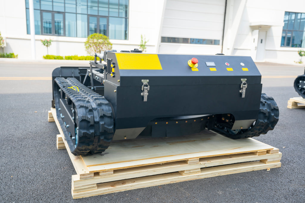 Gasoline remote control lawn mower 22 HP winter snow pusher, detachable