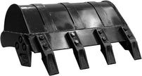 Mini Excavator Bucket, Backhoe Attachment, Small Digger Buckets, for 1T To 1.5T Excavators, 90MM/3.54in Span, 25MM/0.98in Hole Diameter, 90MM/3.54in Central Wheelbase (20cm/7.87in)