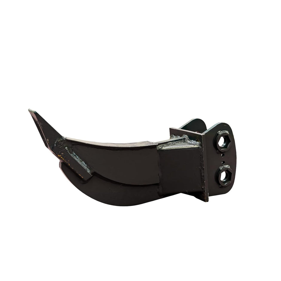 Mini Excavator Ripper, Backhoe Scarifier, Small Digger Attachment, for 1T to 1.5Tons Excavators, 90MM/3.54in Span, 25MM/0.98in Hole Diameter, 90MM/3.54in Central Wheelbase