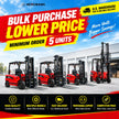 Electric Forklift Wholesale Deal, Minimum Order 5 Units