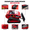 Remote Control Crawler Lawn Mower 224cc 45° All Terrain Gas Snow Plow