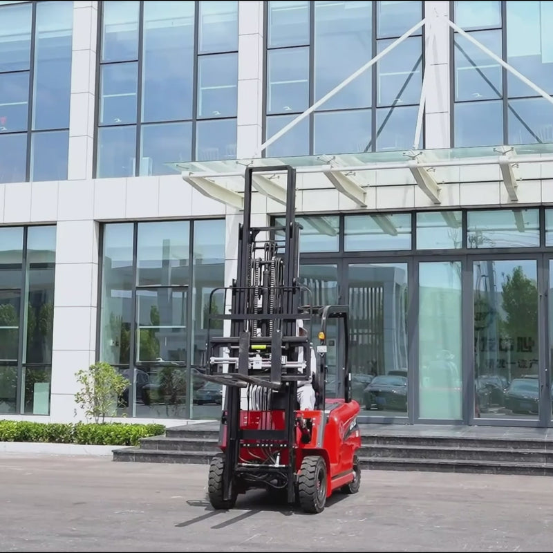 4,400 lb electric forklift for warehouse, factory and material handling
