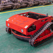 16HP remote control tracked lawn mower with 80cm cutting width for slope and rough terrain mowing