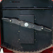 Steel cutting blades on the mower deck of the 16HP remote control tracked lawn mower