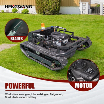 All Terrain Remote Control Off-Road Lawn Mower 27 HP Adjustable Mowing Height