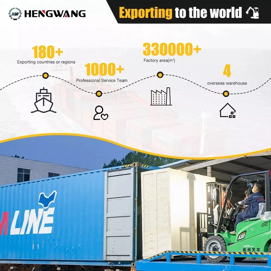 HENGWANG Mini Crawler Excavator, Branded Engine, EPA Certified – Free Shipping