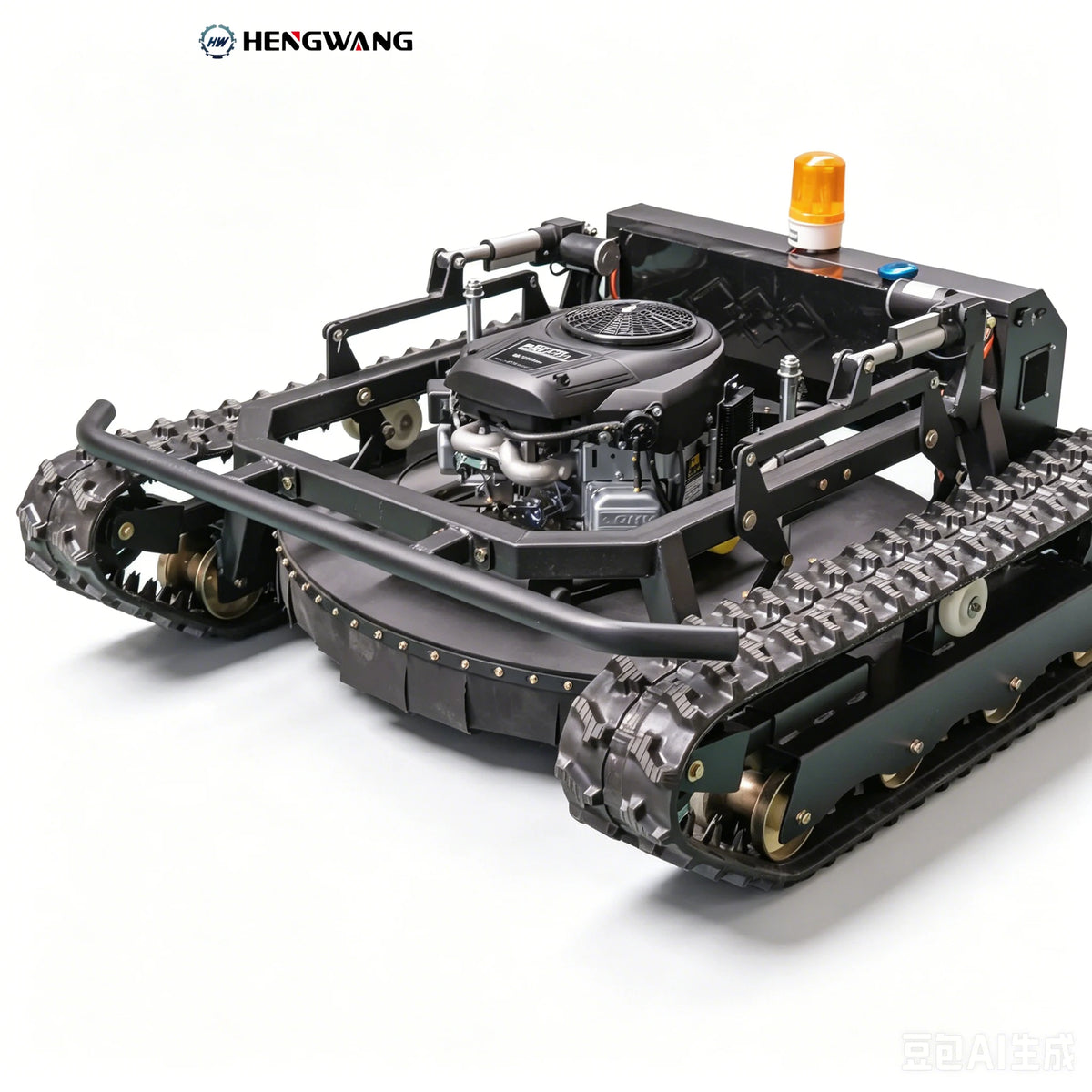 27HP Remote Control Lawn Mower | 65° Slope, 90cm Cutting Deck